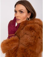 Rękawiczki AT RK model 19161922 bordowy - FPrice Rękawiczki AT RK model 19161922 bordowy - FPrice