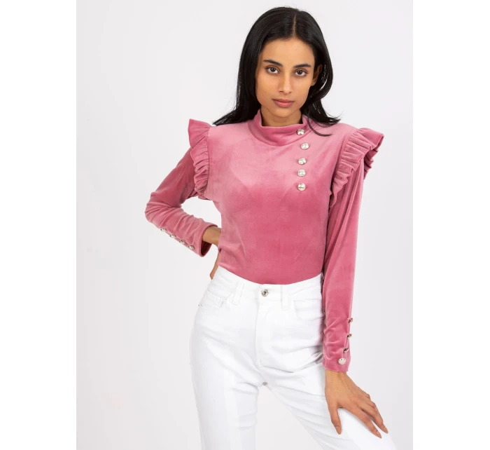 Halenka DHJ BZ model 17363086 tmavě růžová - FPrice Halenka DHJ BZ model 17363086 tmavě růžová - FPrice