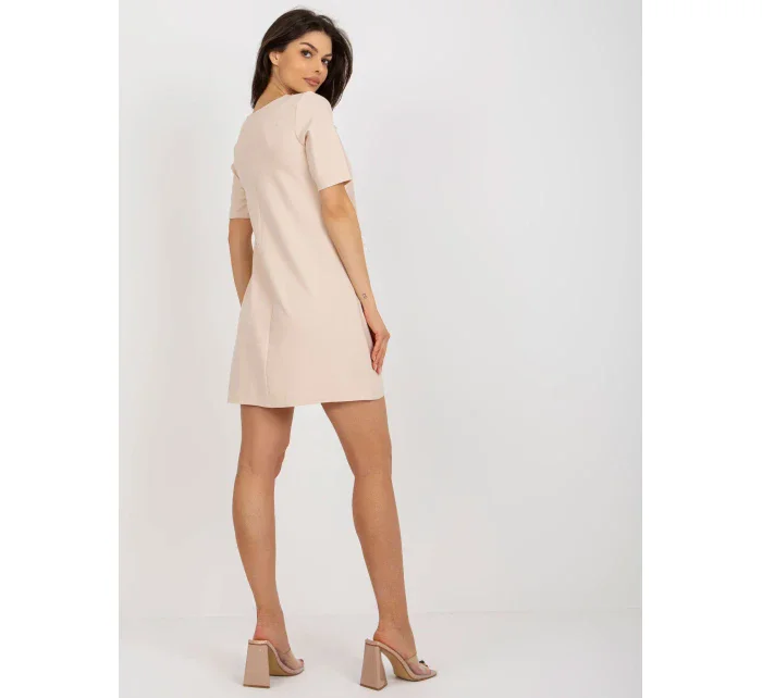 LK SK 506735 šaty.82 béžová