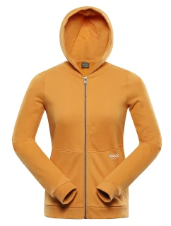 Detská bavlnená mikina NAX MOLDO golden nugget