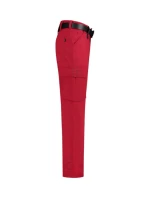 Pracovné nohavice Twill unisex pracovné nohavice červené