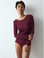 Beauty Layers Top LSL Lurex - Claret - TRIUMPH Claret - TRIUMPH Beauty Layers Top LSL Lurex - Claret - TRIUMPH Claret - TRIUMPH