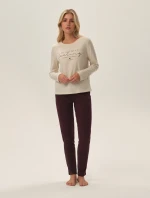 Henderson Dámske pyžamo 42709 Freja long/r S-2XL