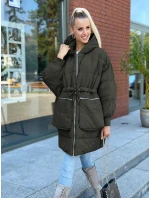 ZIMOWA KURTKA DAMSKA KHAKI model 21242722 - FLY LUXURY