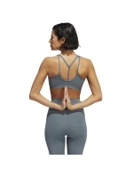 Dámská sportovní podprsenka šedá model 21341777 - ADIDAS Dámská sportovní podprsenka šedá model 21341777 - ADIDAS