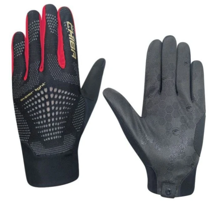 Rukavice CHIBA SUPERLIGHT čierno-červené XXL
