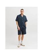 Jack&Jones pánske pruhované šortky JPSTJAIDEN COBA STRIPE JOG SHORTS REG SN SN 12274413 SKY CAPTAIN/STRIPES