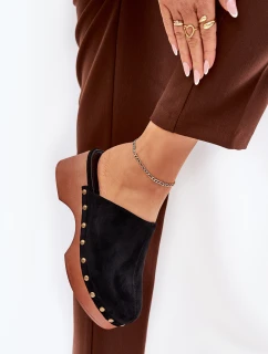 Klapky Dámské S Eko Semišové Černé model 21687916 - Boto