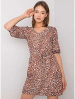 Šaty LK SK 508079.47P hnedá