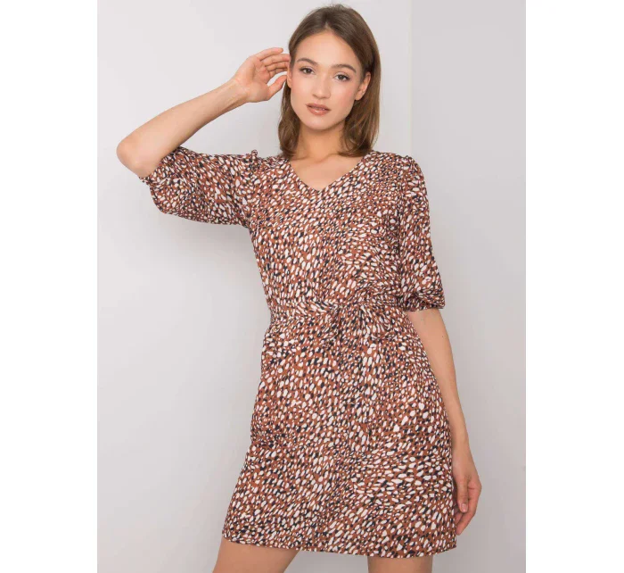 Šaty LK SK 508079.47P hnedá