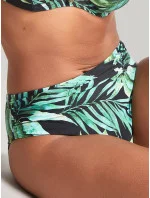 Dámske plavky Bali Midi Brief SW1646 Green Printed - Panache