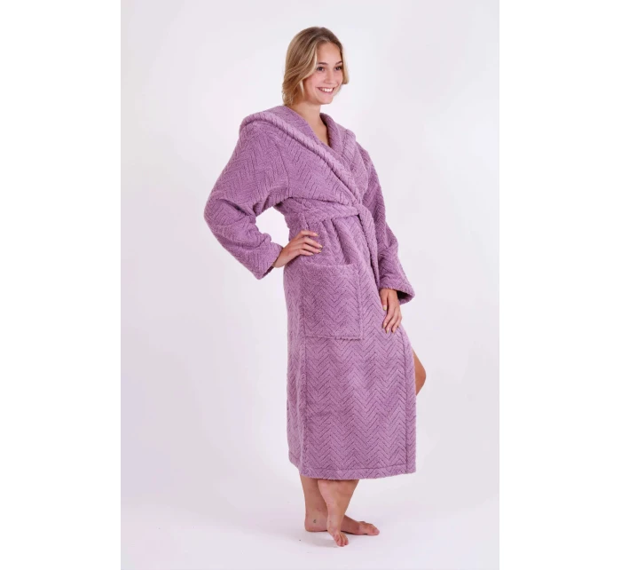 Dámsky župan Athena s kapucňou 3116 4605 Elderflower - Vestis