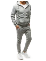 Pánské světle šedé tepláky model 21962991 - Dstreet Pánské světle šedé tepláky model 21962991 - Dstreet