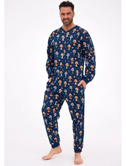 Kombinéza Cornette 196/295 Dog 2 long/r Christmas S-2XL men