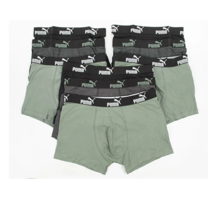 Pánské boxerky model 21816524 černá šedá khaki pohodlná bavlna - Puma Pánské boxerky model 21816524 černá šedá khaki pohodlná bavlna - Puma