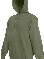 Fruit of the Loom Classic Hooded Sweat Mikina s kapucňou 16.2208 classic olive