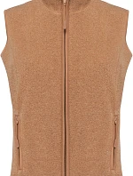 Kariban K 906 Dámska mikrofleecová vesta „Melodie“ 20.K906 camel heather