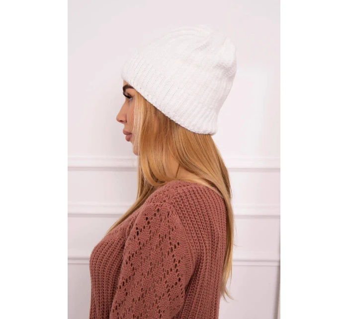 Fleecová čiapka Anna K238 biela Fleecová čiapka Anna K238 biela