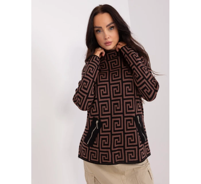 Jumper AT SW 2341.00P tmavohnedý