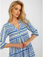 Dámske šaty D73771M30214F tmavo modré - FPrice