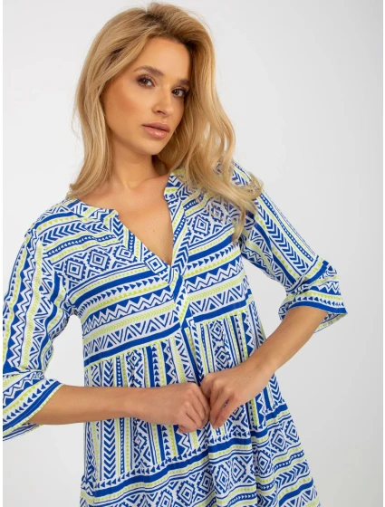 Dámske šaty D73771M30214F tmavo modré - FPrice