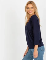 Bluzka RV BZ model 18510331 granatowy - FPrice Bluzka RV BZ model 18510331 granatowy - FPrice