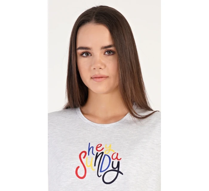 Dámské domácí šaty s krátkým rukávem Hey model 18728686 - Vienetta