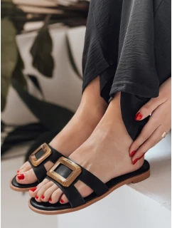 GLAMSTEP dámske žabky čierne FashionStreet ZY0930