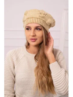 Dámská čepice Sofia model 18752187 beige - K-Fashion