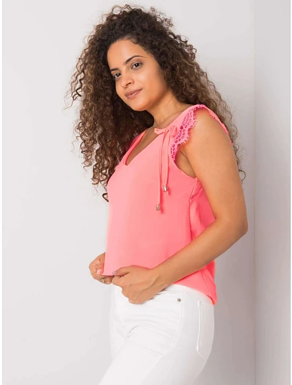 Dámský top DHJ TP model 17356073 fluo růžová - FPrice Dámský top DHJ TP model 17356073 fluo růžová - FPrice