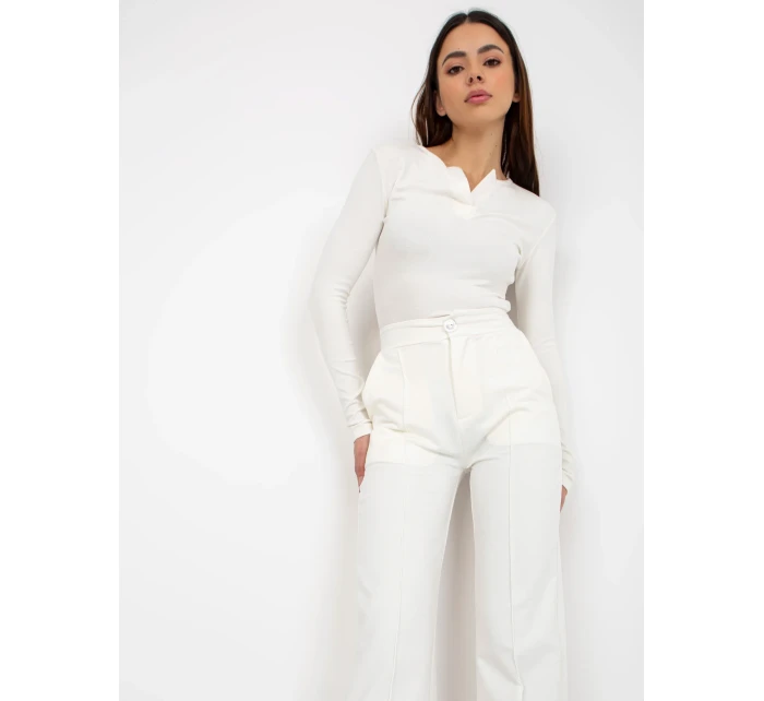 Spodnie EM SP model 21175294 ecru - FPrice