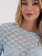 Blúzka PM BZ SF127.75 svetlomodrá