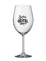 SUPER TEACHER - číry pohár na víno 350 ml SUPER TEACHER - číry pohár na víno 350 ml