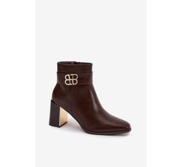 Topánky na podpätku model 220693 Step in style