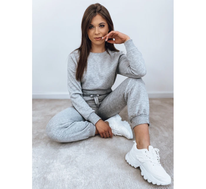 Dámská tepláková souprava světle šedá Dstreet model 21964598 - FashionStreet
