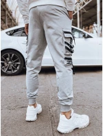 Pánske bojové nohavice šedé FashionStreet UX4219