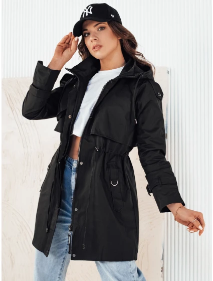 Dámská přechodná bunda parka černá Dstreet model 21974360 - FashionStreet Dámská přechodná bunda parka černá Dstreet model 21974360 - FashionStreet
