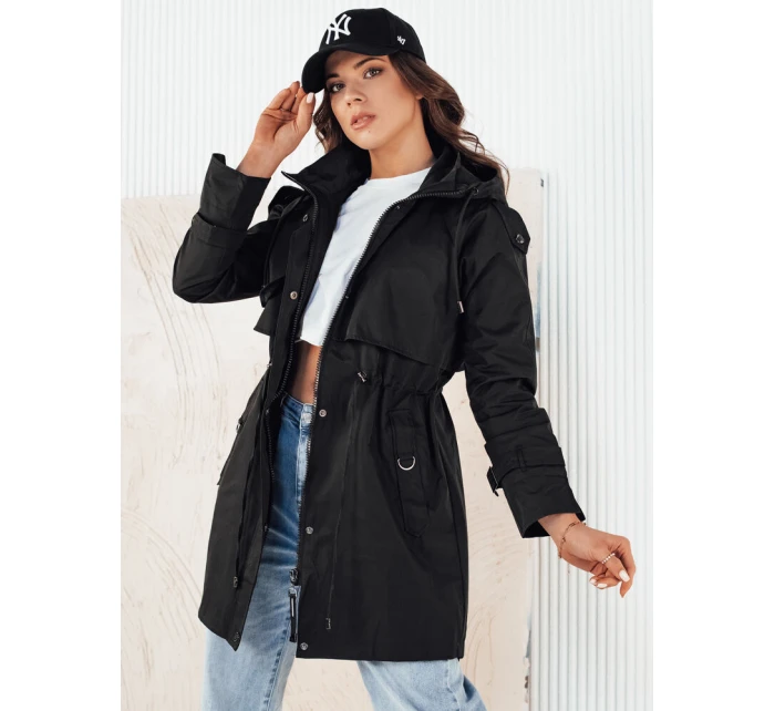 Dámská přechodná bunda parka černá Dstreet model 21974360 - FashionStreet Dámská přechodná bunda parka černá Dstreet model 21974360 - FashionStreet