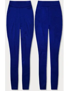 Bavlněné dámské legíny v chrpové barvě model 18498159 - J.STYLE