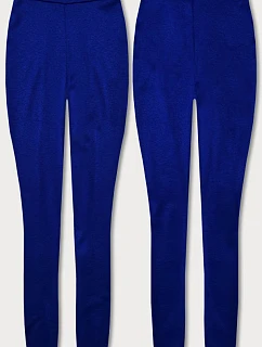 Bavlněné dámské legíny v chrpové barvě model 18498159 - J.STYLE
