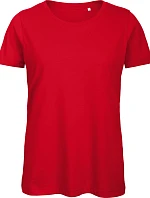 B&C Inspire T /women_° Dámske tričko s strihom Medium Fit z bio bavlny 01.TW43 červené