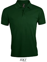 SOL'S Prime Men Pánske polo tričko z hrubej bavlny 25.0571 fľaškovozelené