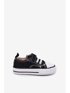 Dětské Tenisky Na Suchý Zip Černé model 21692346 - Boto