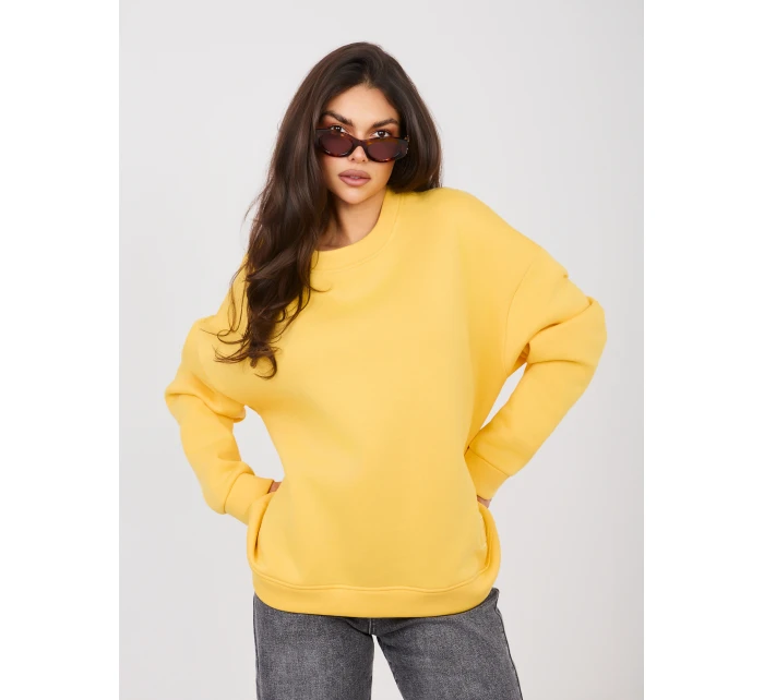 RV BL mikina s kapucňou A1038.66 žltá