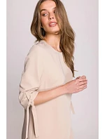 Dámské šaty S393 béžové - Stylove Dámské šaty S393 béžové - Stylove