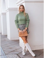 Dámský svetr světle zelený Dstreet model 21964210 - FashionStreet Dámský svetr světle zelený Dstreet model 21964210 - FashionStreet