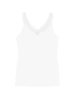 Feel of Modal Tank Top - WHITE - TRIUMPH WHITE - TRIUMPH