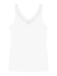 Feel of Modal Tank Top - WHITE - TRIUMPH WHITE - TRIUMPH
