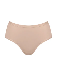 Dámske bavlnené midi nohavičky GO Daily - BROWN - Body 00LZ - SLOGGI