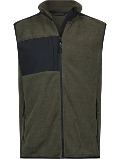TJ Pánská fleecová vesta 18. deep green/black model 22498814 - Tee Jays